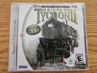 NEW SEALED Railroad Tycoon: Gold Edition For Sega Dreamcast - Image 1 of 4
