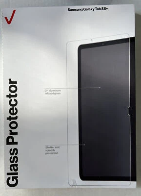 Samsung Galaxy Tab S8+ Plus Glass Protector Verizon New In Box - Image 1 of 4