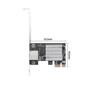 2500M/1000M 10/100/1000M/2.5G Card RTL8125B IO-PCE8125B-GLAN PCI-Express - Picture 1 of 5
