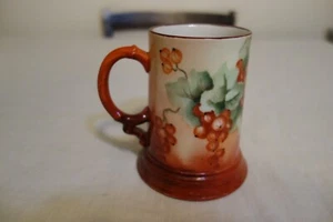 Vintage J.P. L. France Mug Stein Grapes Vine Leaves Jean Pouyat Limoges - Picture 1 of 6