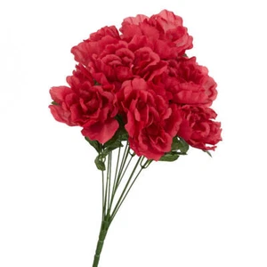 Beauty Pink Artificial Peony Bush - Picture 1 of 3