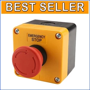 Automatic Emergency Stop Switch - 10PCS Weatherproof Push Button 660V for Safety - Picture 1 of 8