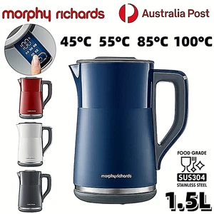 MORPHY RICHARDS Electric Water Kettle Stainless Steel Thermostatic 1800W LED AU - Picture 1 of 22