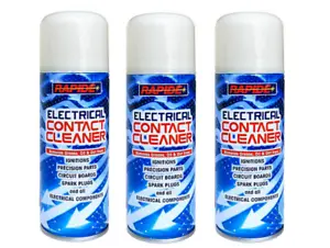 3 x Electrical Contact Cleaner Switch Clean Spray Circuit Board Terminal - 200ML - Picture 1 of 6