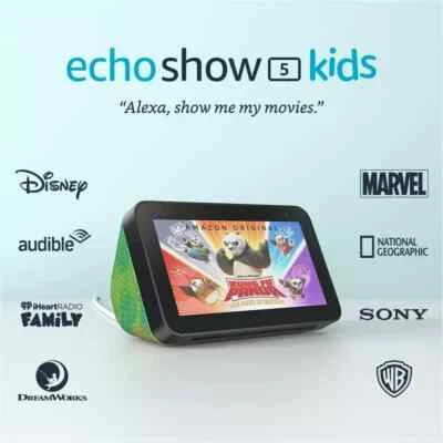 Echo Show 5 (2nd Gen) Kids  Designed for kids, with parental controls  Chamele - Image 1 of 4