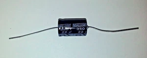 Condensador electrolítico Mallory 22uF (20uF Sub) 350 V cables axiales vendedor de EE. UU. - Imagen 1 de 6