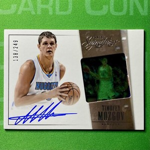 Timofey Mozgov Auto #'d /249 Film Cell 2013-14 Panini Signatures Film Strip