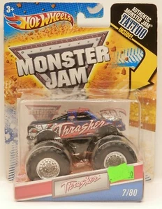 Camión Ford Hot Wheels Monster Jam Thrasher azul/rojo/blanco c.2011 1:64 - Imagen 1 de 2
