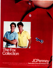 1983 Jc Penney The Fox Collection Vintage Print Ad - Ephemera Full Page Color