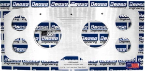 1955-1959 GMC Truck Brushed Aluminum Gauge Panel 3 3/8" & 2 1 1/16" AutoMeter - Picture 1 of 1