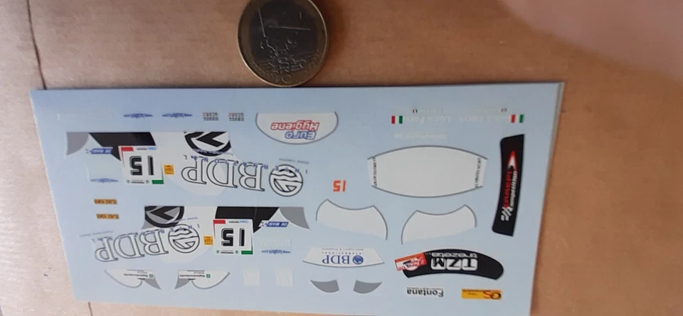 decals43.com décalcomanie 1/43 VIN mb4 Ferrari Monza 2008 - Photo 1/1