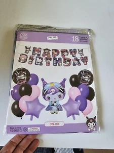 kuromi balloon 18 Piece Party Decoration Birthday Occasion - Picture 1 of 4