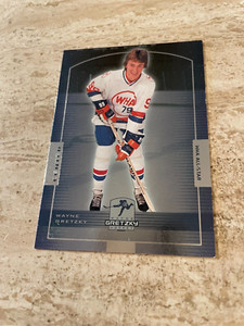 1999-00 Upper Deck Hockey Wayne Gretzky Hall of Fame Career #HOF-3 WHA - EX-MT