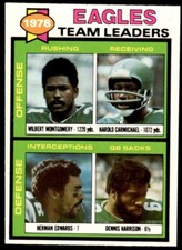 1979 TOPPS MAIL IN HAND CUT WILBERT MONTGOMERY/HAROLD CARMICHAEL/HERMAN