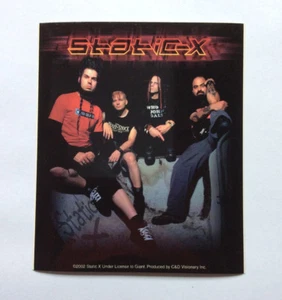 STATIC-X Sticker Group Shot NEW OFFICIAL MERCHANDISE Heavy Metal - Picture 1 of 1