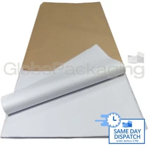 250 BLATT WEISSES SÄUREFREIES SEIDENPAPIER 400x700mm - Bild 1 von 5