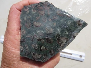 3493  MARY ELLEN JASPER ROUGH, FOSSIL STROMATOLITES. BIWABIK, MN.  MAGNETIC - Picture 1 of 3