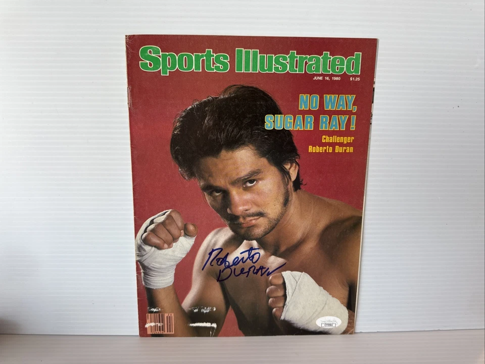 Sports Illustrated June 16, 1980 Roberto Duran Autograph Jsa Cert. - Image 1 of 1