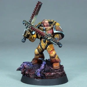 Pugni imperiali dipinti Assault Marine Miniatura Warhammer 40k Adeptus Astartes - Foto 1 di 8