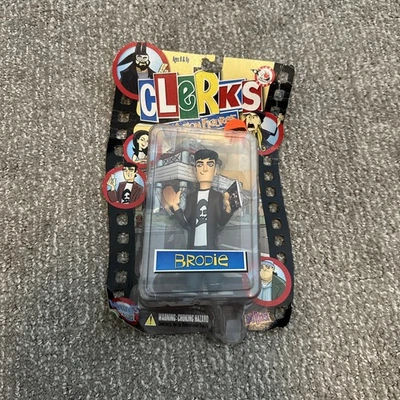 Figura de acción Clerks Brodie 2003 juguete coleccionable animado Kevin Smith de Mallrats Foto 1 de 4