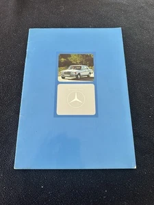 1977 Mercedes 200-280E 300D Prospekt W123 Limousine englischer Gesamtverkaufskatalog - Bild 1 von 8