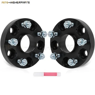 Espaciador de rueda centrado en buje de 1" 5x4,5 para Toyota Camry 1992-2022 negro 2 piezas Foto 1 de 4