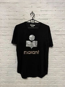 Isabel Marant 100% Lin WomanT-Shirt Huge Logo Sz M - Picture 1 of 5