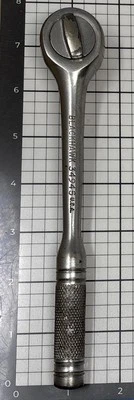 Blackhawk 3/8" Drive Round Head Ratchet Knurled Handle 34945 U.S.A. - Image 1 of 4