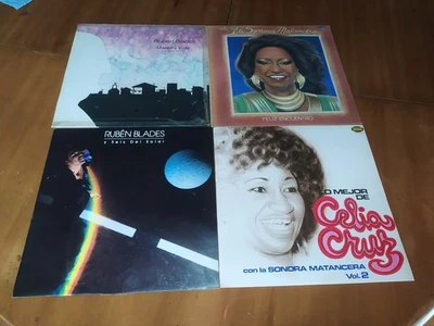 Celia Cruz Ruben Blades 4 Vinyl LPs Venezuela For A Single Price!! - Image 1 of 4