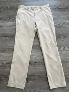 Peter Millar Raleigh Performance Trouser Mens 32x30 Sand Classic Fit - Picture 1 of 16