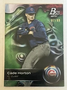 2023 Bowman Platinum Top Prospects Green Ice Foil Cade Horton /99 (RC) - Picture 1 of 6
