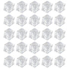 50 Piece Clear Acrylic Ice Cubes Fake Diamonds For Party Decor