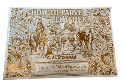 Al Stohlman 如何雕刻皮革,特色 ABC 西部人物雕刻 — 第 1/4 张图片