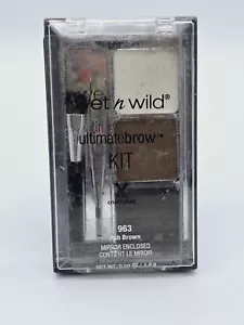 Wet n Wild Ultimate Brow Kit, #963 (963) ASH BROWN , 0.09 oz NIB RARE! - Picture 1 of 2
