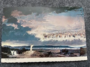 The Resurrection painting, at Forest Lawn Memorial Park Vintage Postcard - Picture 1 of 2