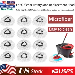 Replacement Microfiber Mop Head Easy Clean Wring Refill For O-Cedar Spin Mop - Picture 1 of 31