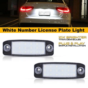 2x Bright White LED License Plate Lights Lamps For 2011-2015 Hyundai Sonata i45 - Picture 1 of 9