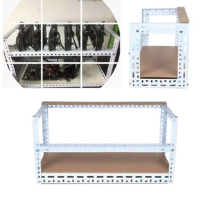 6 GPU Mining Rig Frame Steel Open Air Case Motherboard GPU Rack Chassis - Afbeelding 1 van 8
