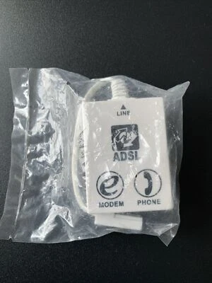 ADSL modem-phone microfilter filter splitter, unbranded ACC-107-012 - Image 1 of 2