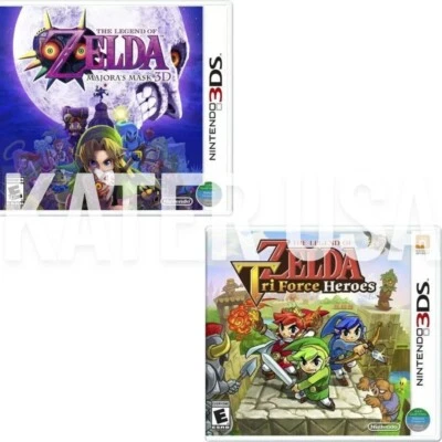 The Legend of Zelda: Majora's Mask 3D + Tri Force Heroes 3DS New Bundle Special - Image 1 of 4