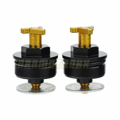 Front Fork Caps Bolts Adjusters Covers For Yamaha MT03 MT-03 660cc 2006-2012 - Image 1 of 4