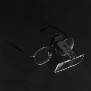 1.5x 2.5x 3.5x Magnification Plastic Case Clip On Glasses Type Magnifying Glass - Picture 1 of 9