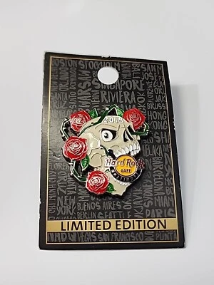 Hard Rock Cafe Baltimore Trading Pin 3D Skull and Roses 2019 Limited Edition - Image 1 of 4