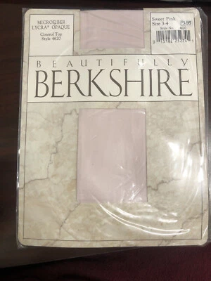 Hermosamente Berkshire 3-4 Rosa Dulce Pantimedias Microfibra Control Top Nuevo 4620 Foto 1 de 2