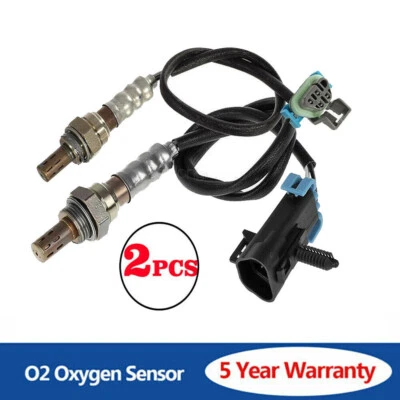 2pcs  02 Oxygen Sensor Up+Downstream For 2009-2012 Chevrolet Malibu L4 2.4L - Image 1 of 4