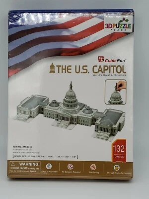 CubicFun - Puzzle 3D - Capitol Hill - 3D Puzzle - Building - Capitol - Toys - Image 1 of 2