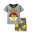Cartoon Pajamas Pyjamas Pjs Set Kids Girls Boy Short Sleeve Loungewear Sleepwear