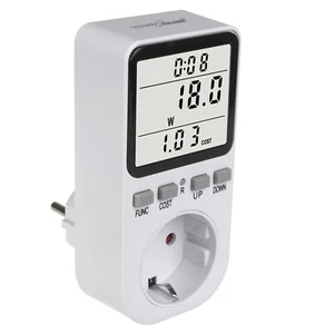 Energiemessgerät Strommessgerät Strommesser Stromzähler Steckdose 3680W/Typ F - Bild 1 von 8