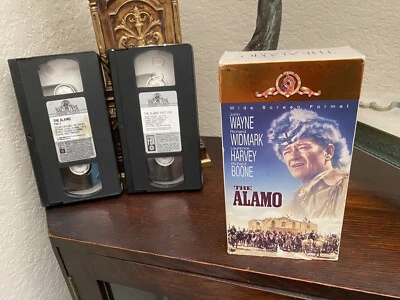 VHS-Джон Уэйн Аламо новый/в заводской упаковке 1990 выпуск 2 ленты комплект - Изображение 1 из 4