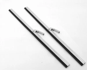 Repuesto de cuchilla limpiaparabrisas 10" Hot Rod caña de calle barco jeep marino 2 piezas - Imagen 1 de 2